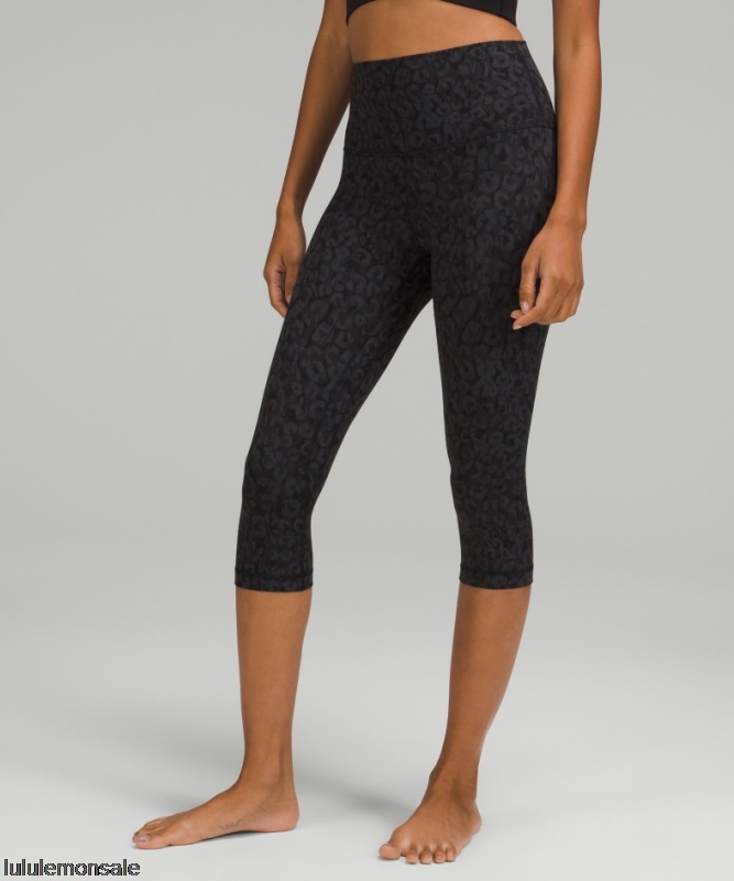 Lululemon Damen DELULU107 | Ineinander Verschlungen Camo Ausrichten Hochhaus Ernte 17